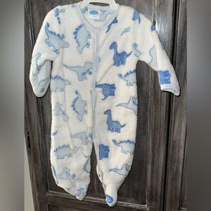 BonBebe Microfleece Dinosaur Coverall 3-6 months